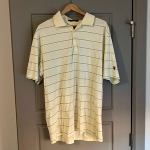 Yellow XL Tiger Woods golf shirt- short sleeve